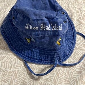 Royal Resortwear Hilton Head Island Kids M Blue Denim Bucket Hat